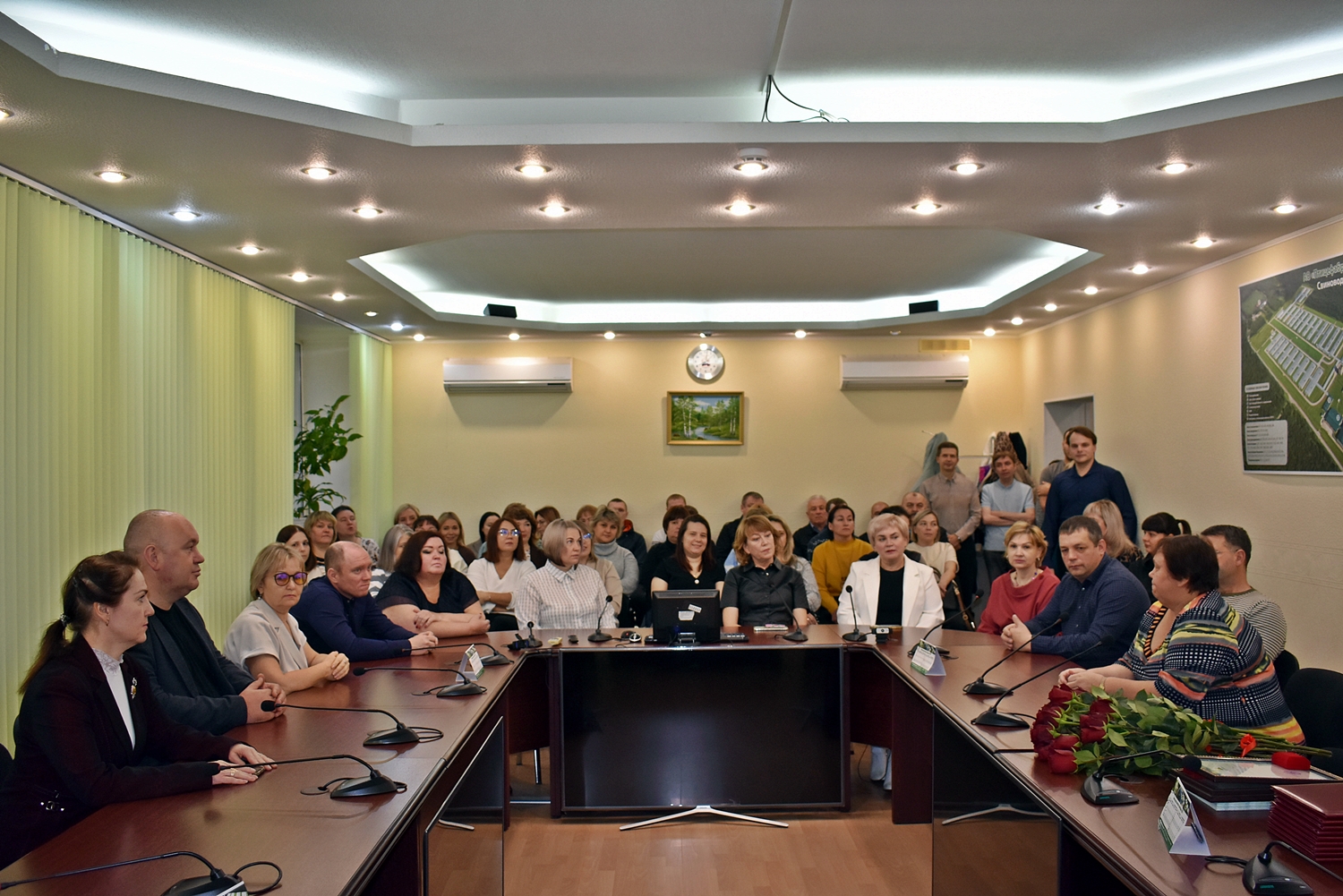 Лесной профсоюз Республики Коми принял участие в торжественном собрании в честь Дня работника сельского хозяйства и перерабатывающей промышленности на птицефабрике Зеленецкой