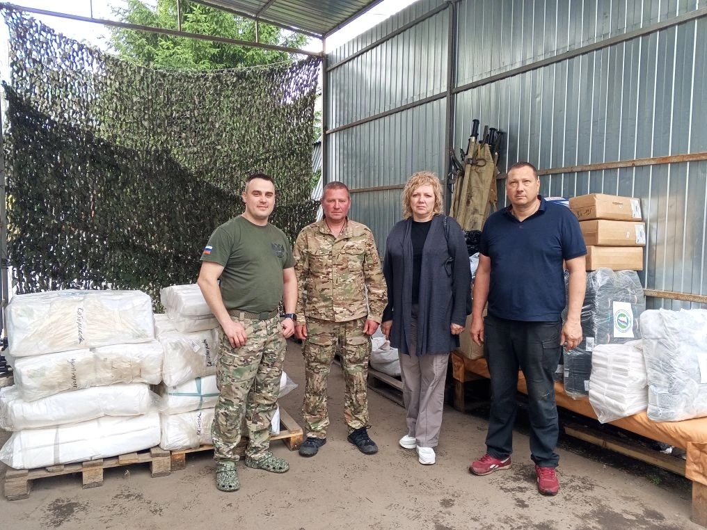 Гуманитарная помощь от Рослеспрофсоюза доставлена в госпиталь Белгородской области